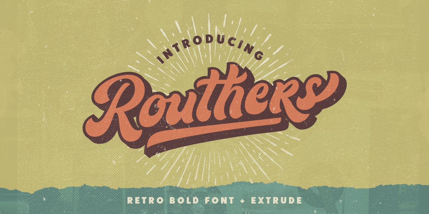 Routhers Font